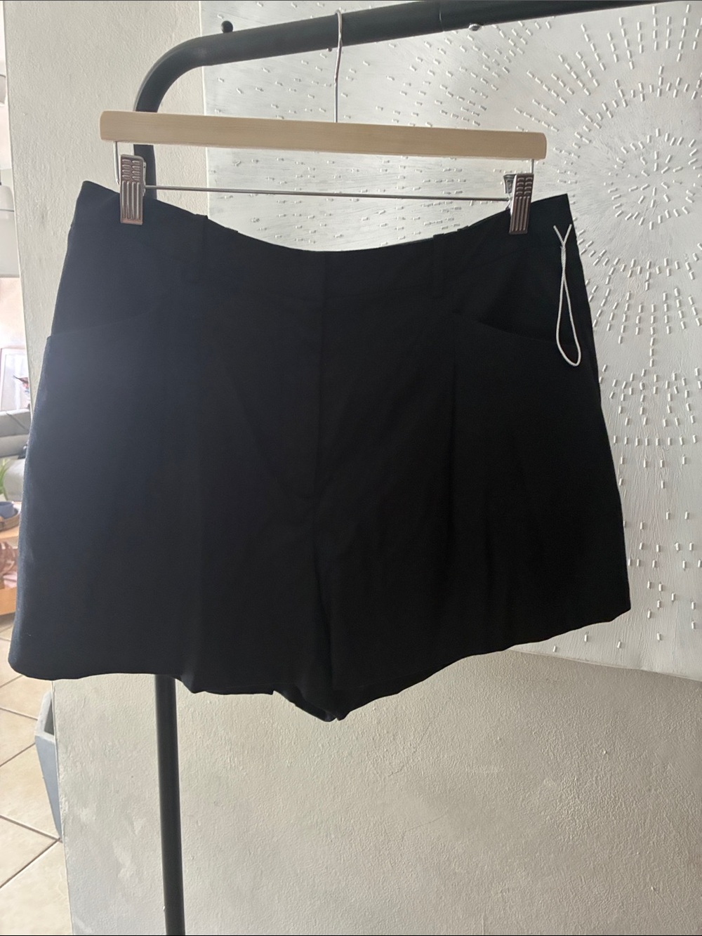 Worthington Black Tailored High-Rise Skort
